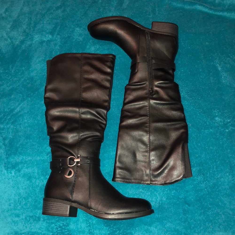 Black Leather Boots